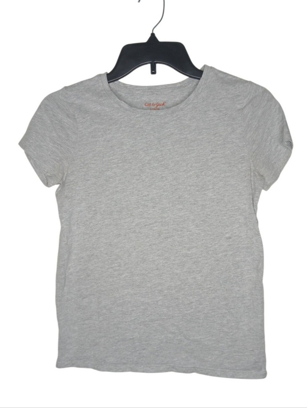 Cat & Jack Girls Light Gray Classic Tee Shirt